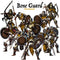 Arcknight Flat Plastic Miniatures - Bone Guard Warband - 10 2D Minis